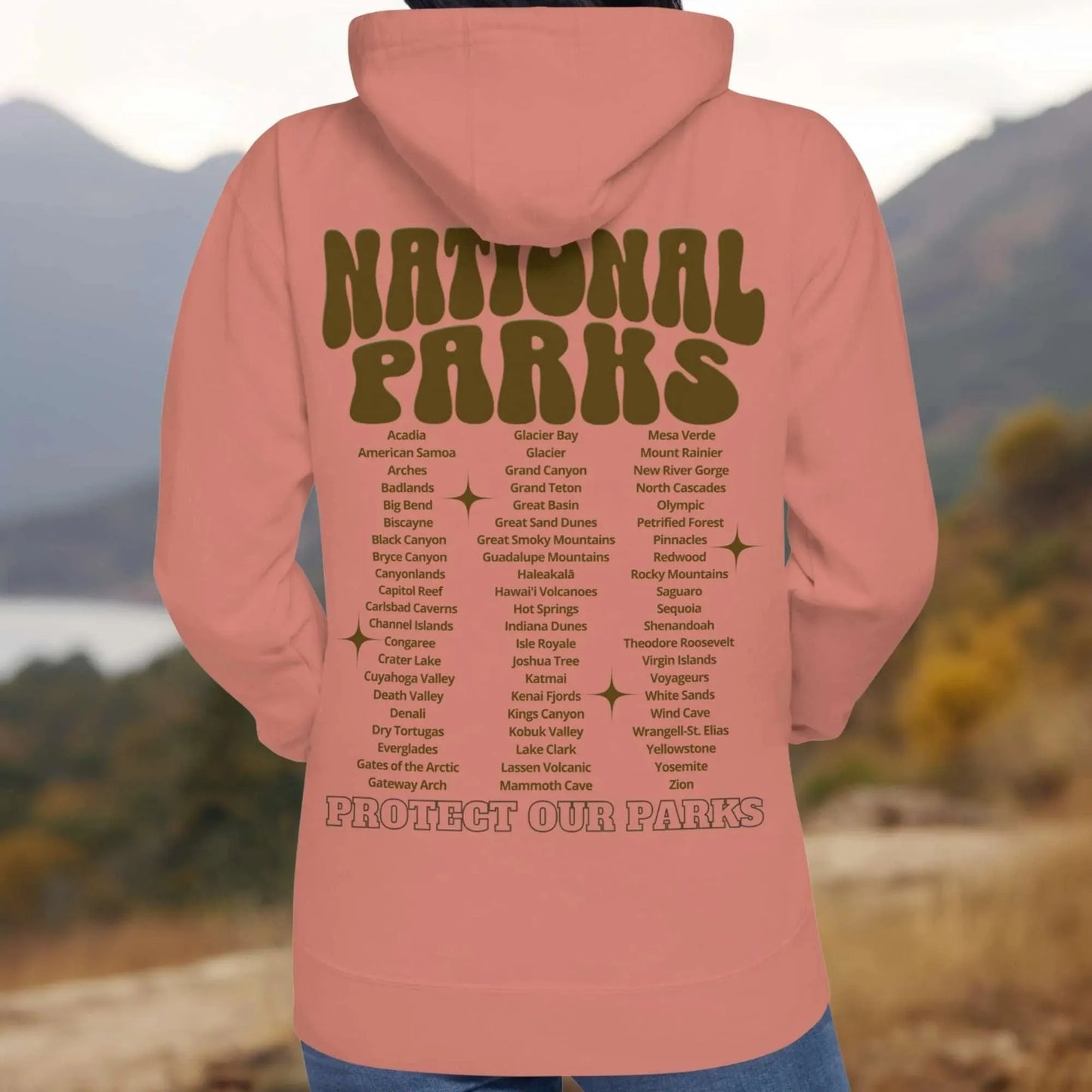 63 US National Parks Premium Hoodie - Adventure Threads Company
