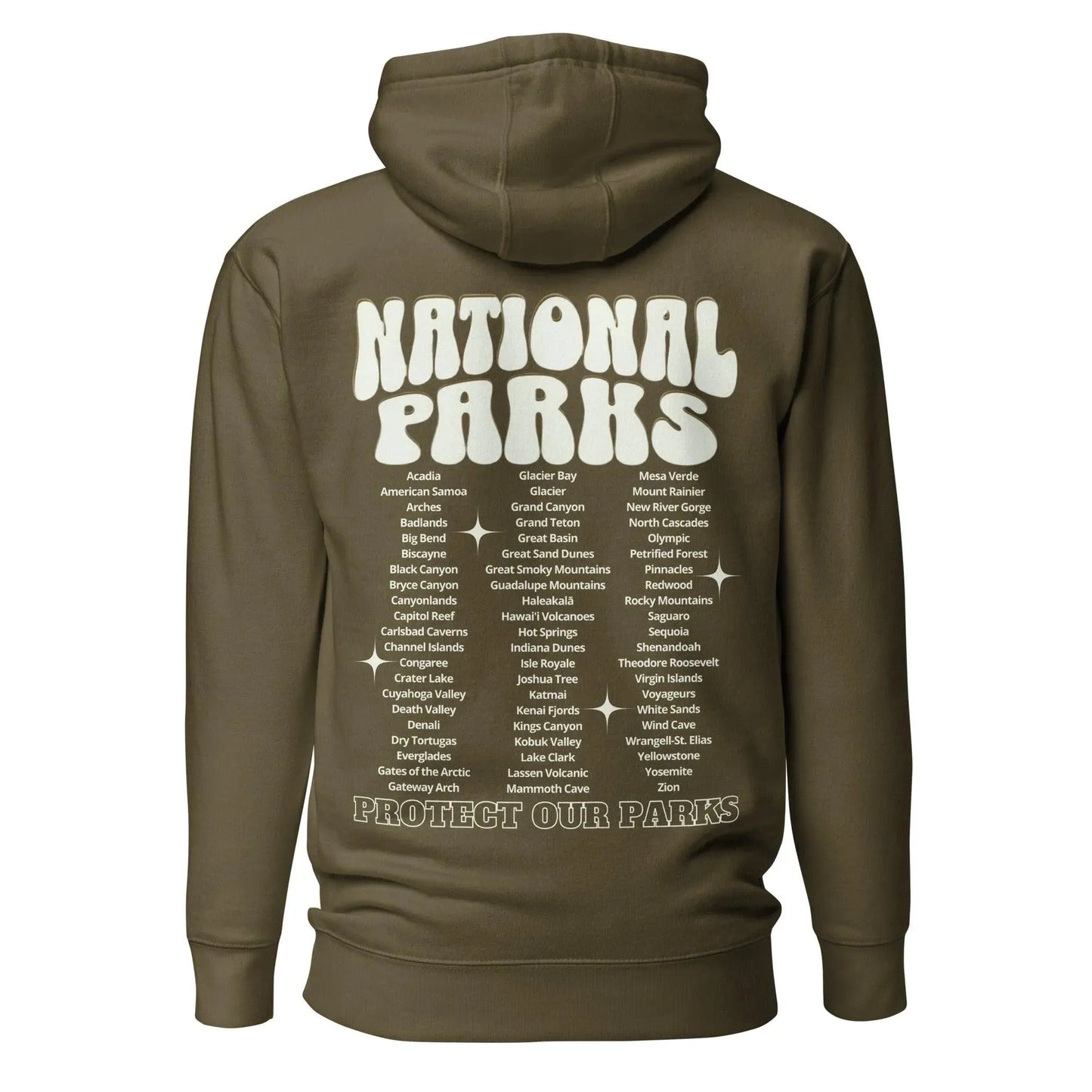 63 US National Parks Premium Hoodie - Adventure Threads Company