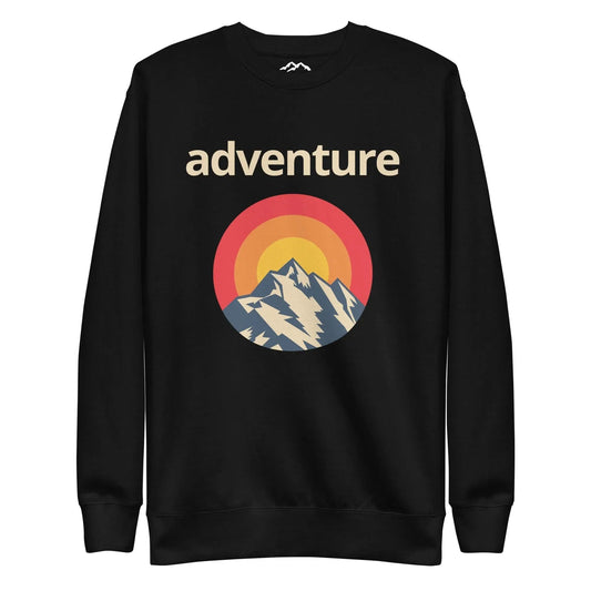 Adventure Mountain Premium Sweatshirt - Adventure Threads Company
