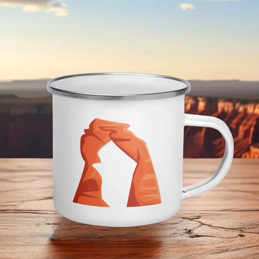 Arches National Park Enamel Mug - Adventure Threads Company
