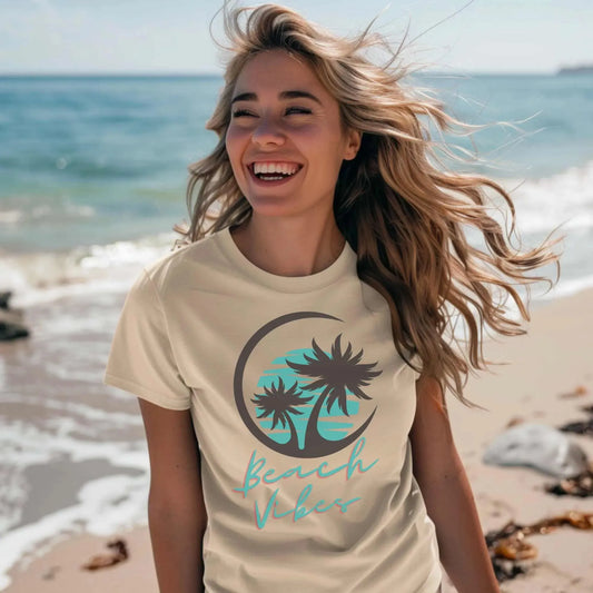 Beach Vibes (Palm Tree) T-Shirt - Adventure Threads Company