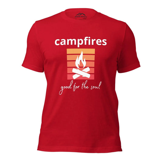 Campfires Good For the Soul T-Shirt - Adventure Threads Company