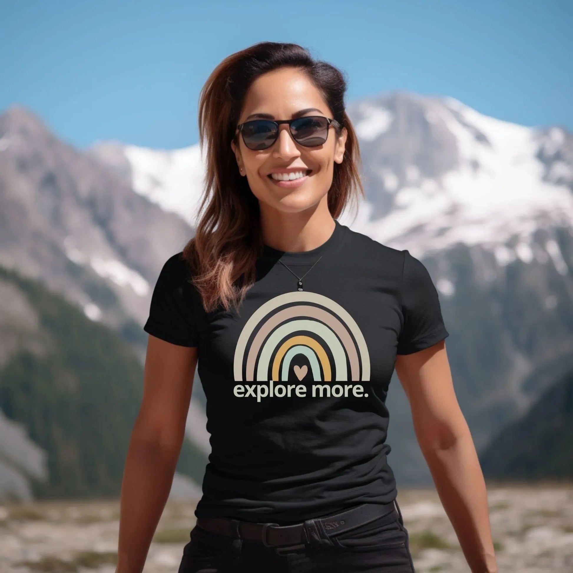 Explore More Rainbow Graphic T-Shirt - Adventure Threads Company