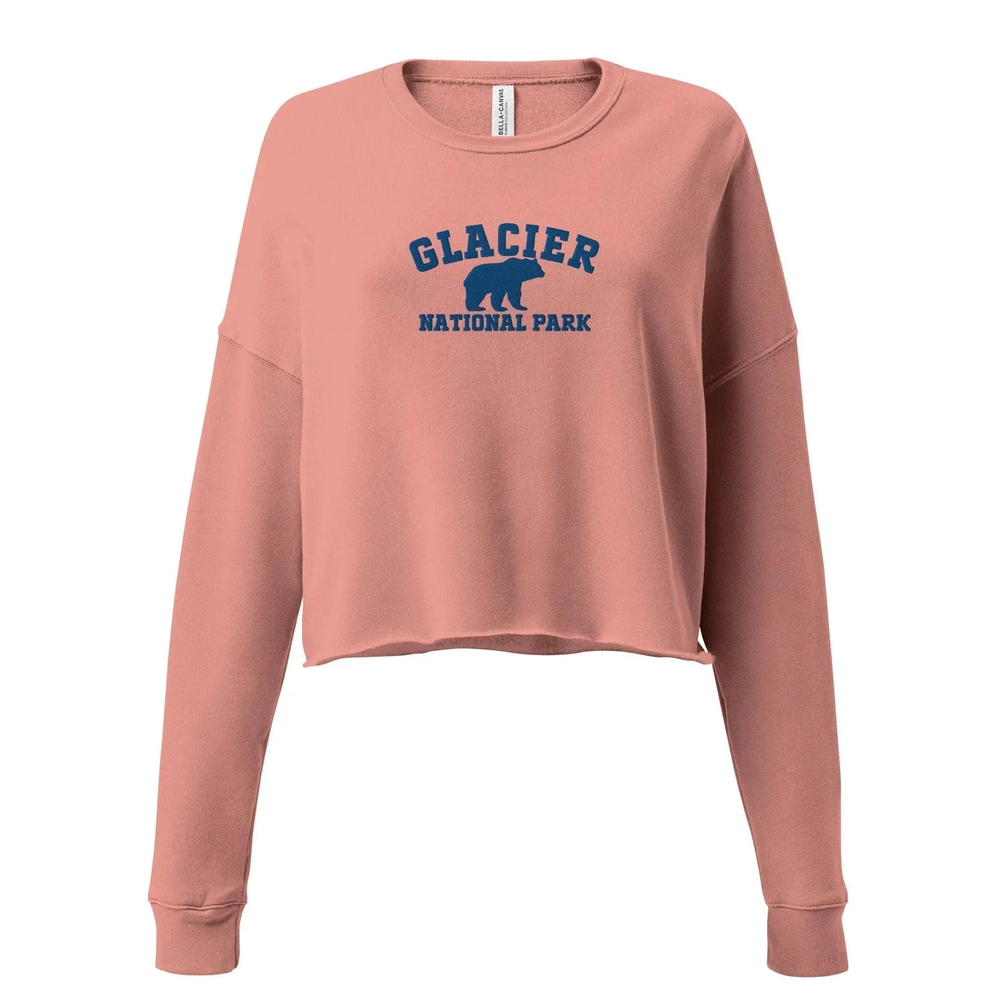 Glacier National Park Crop Sweatshirt - Adventure Threads Company