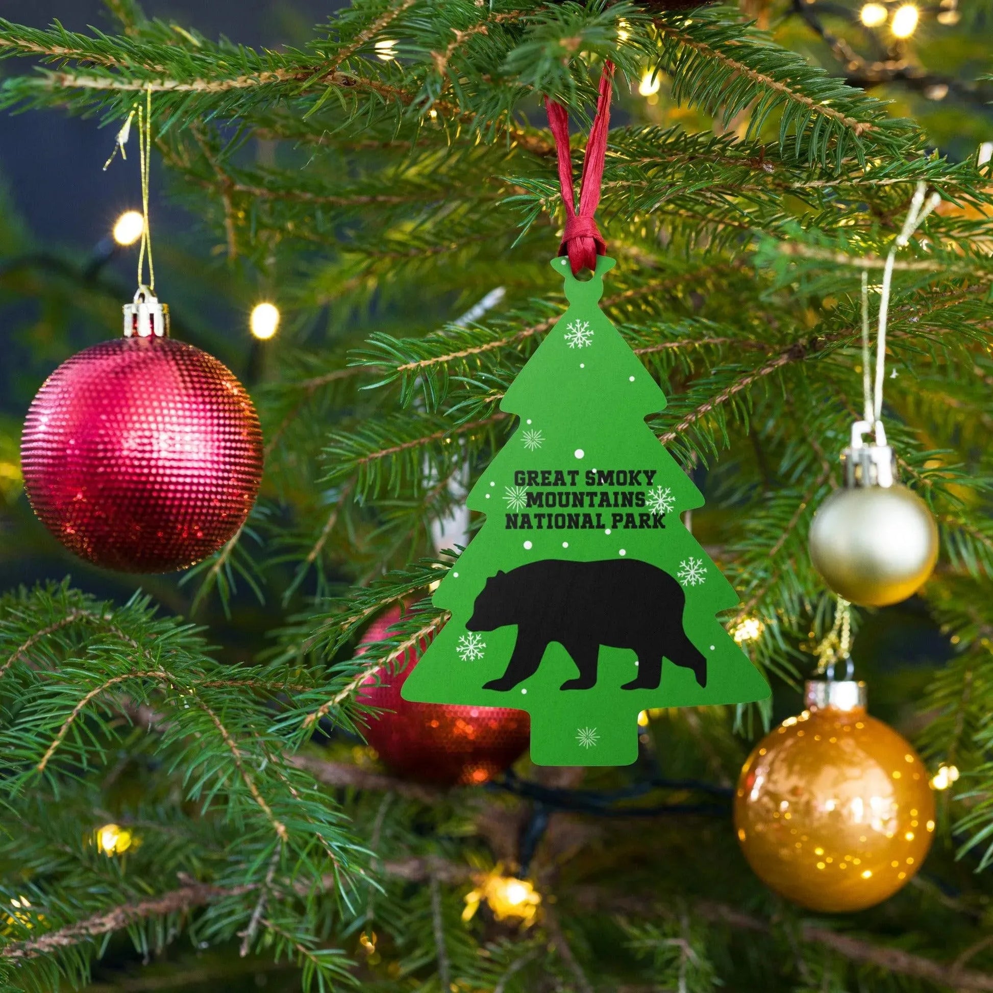 Great Smoky Mountains National Park Wooden Ornament - Adventure Threads Company