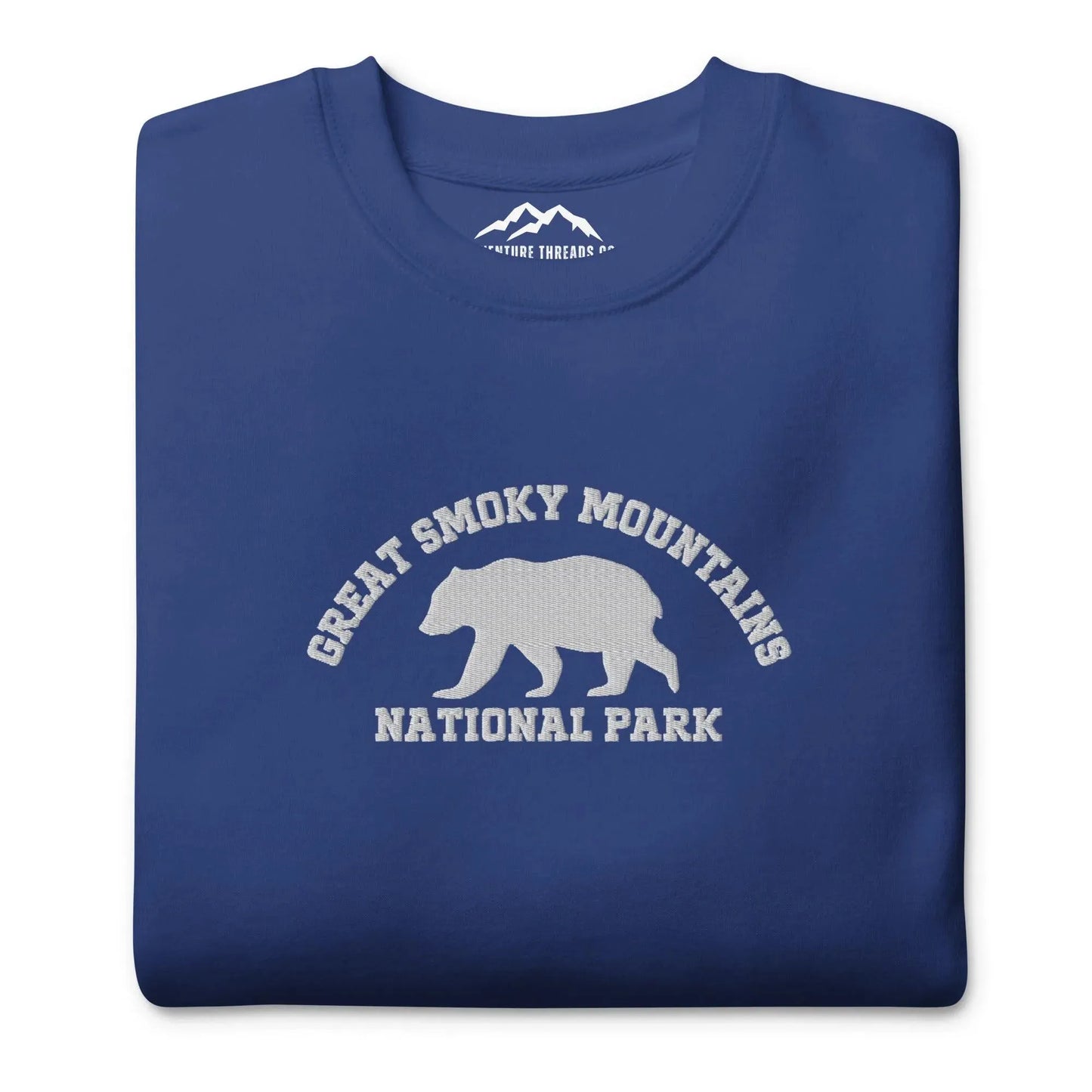 Great Smoky Mountains Premium Embroidered Sweatshirt - Adventure Threads Company