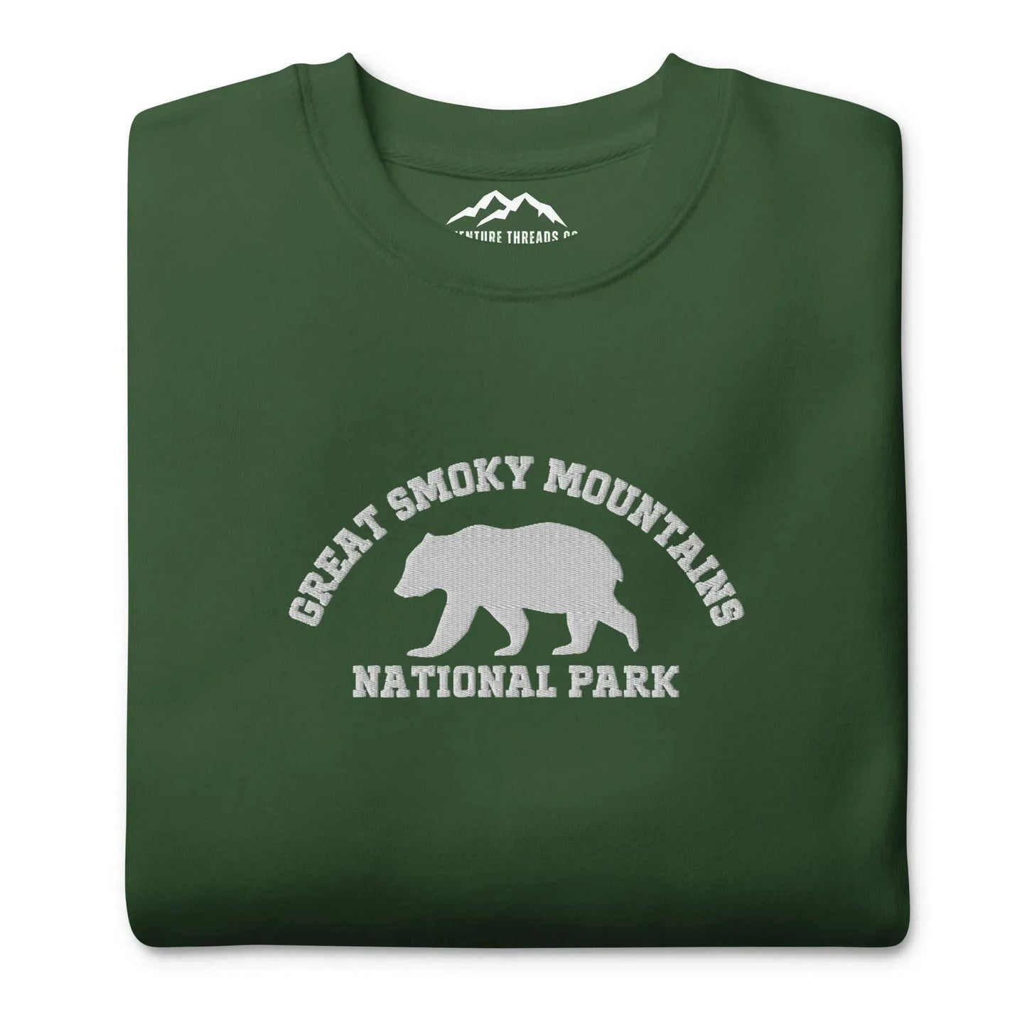 Great Smoky Mountains Premium Embroidered Sweatshirt - Adventure Threads Company