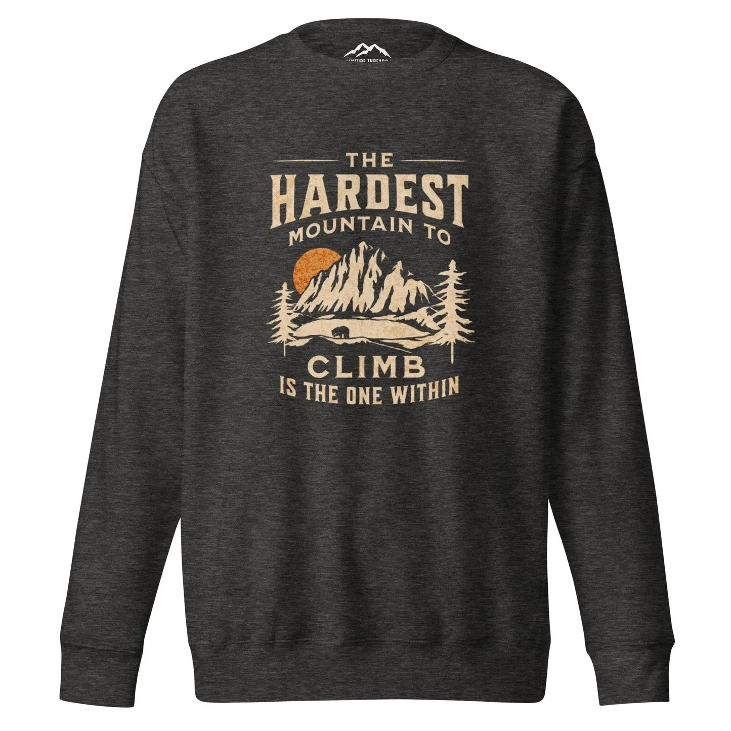 Hardest Mountain Premium Sweatshirt - Adventure Threads Company