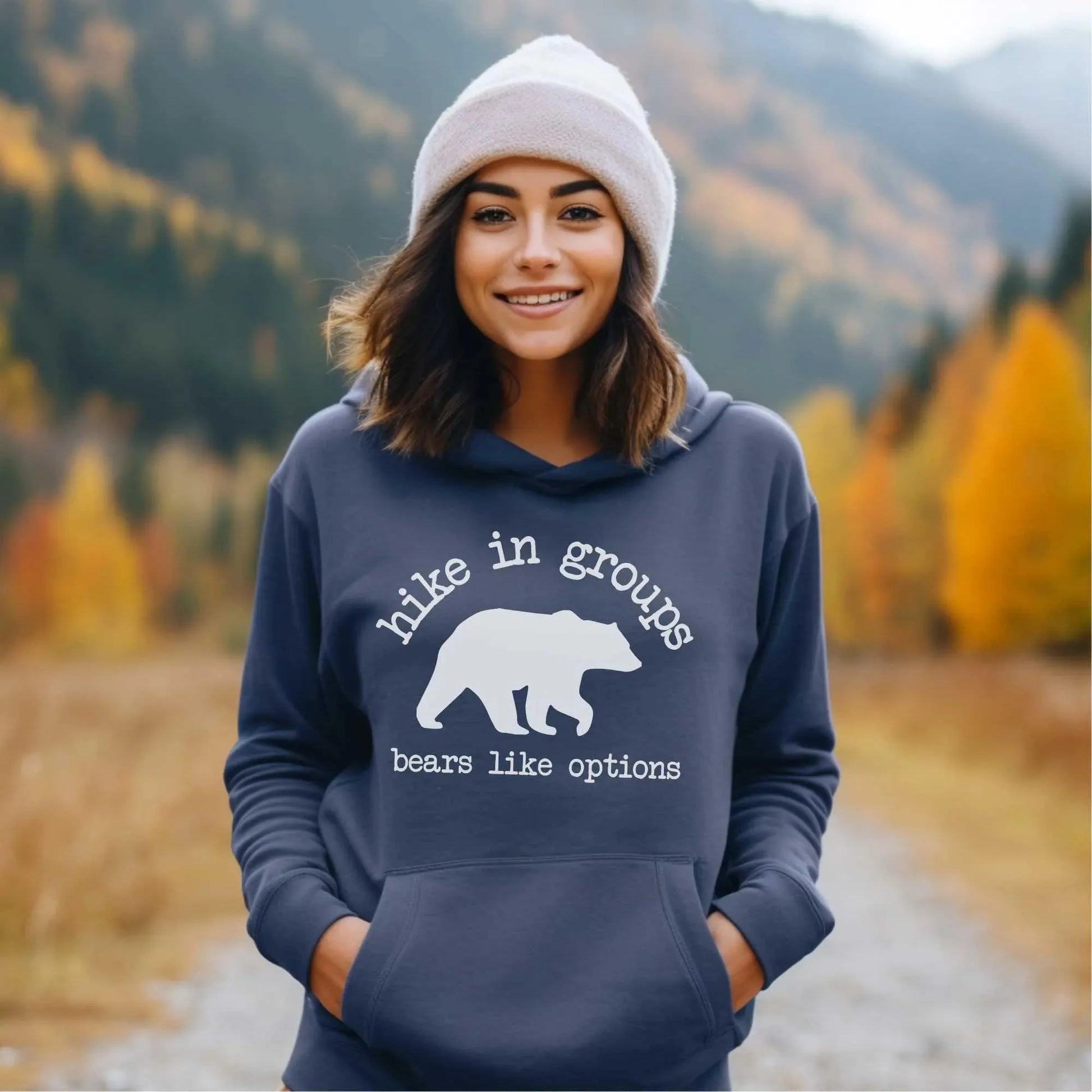 Hike in Groups Bears Like Options Hoodie - Adventure Threads Company