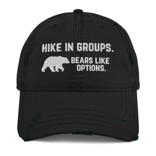 Hike in Groups Distressed Hat - Adventure Threads Company
