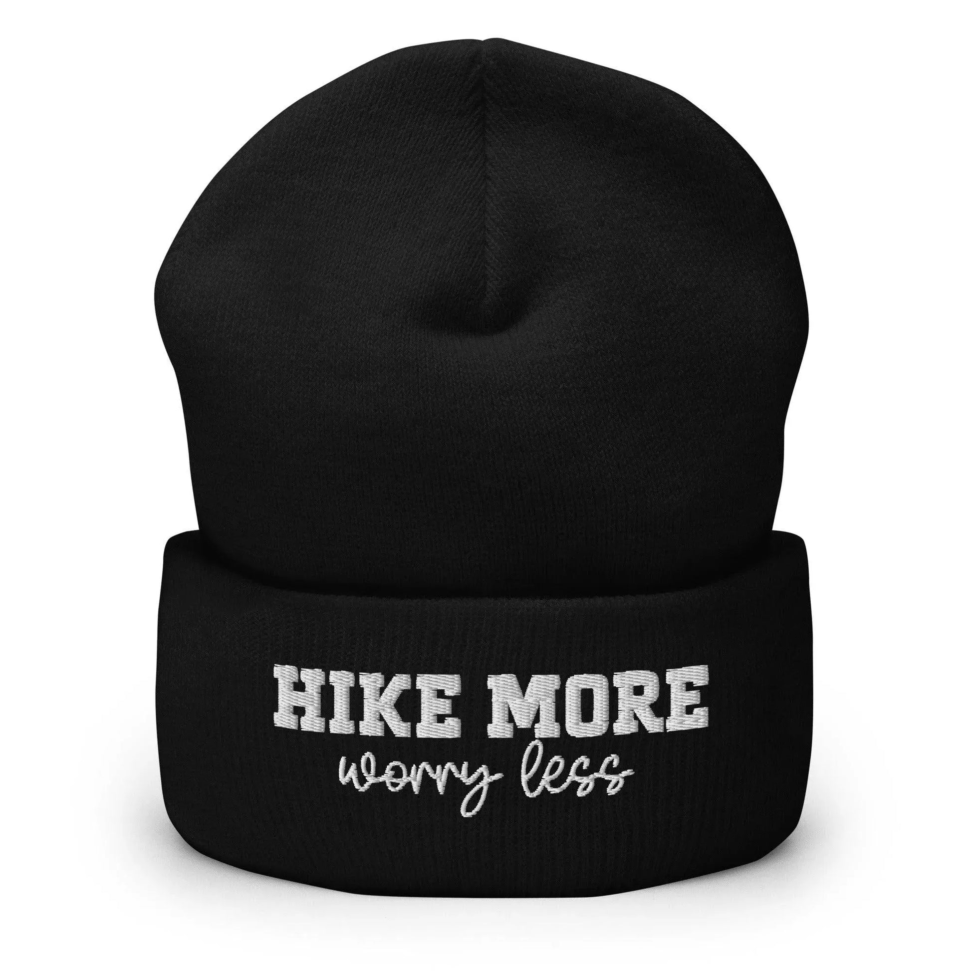 Hike More Worry Less Beanie - Adventure Threads Company