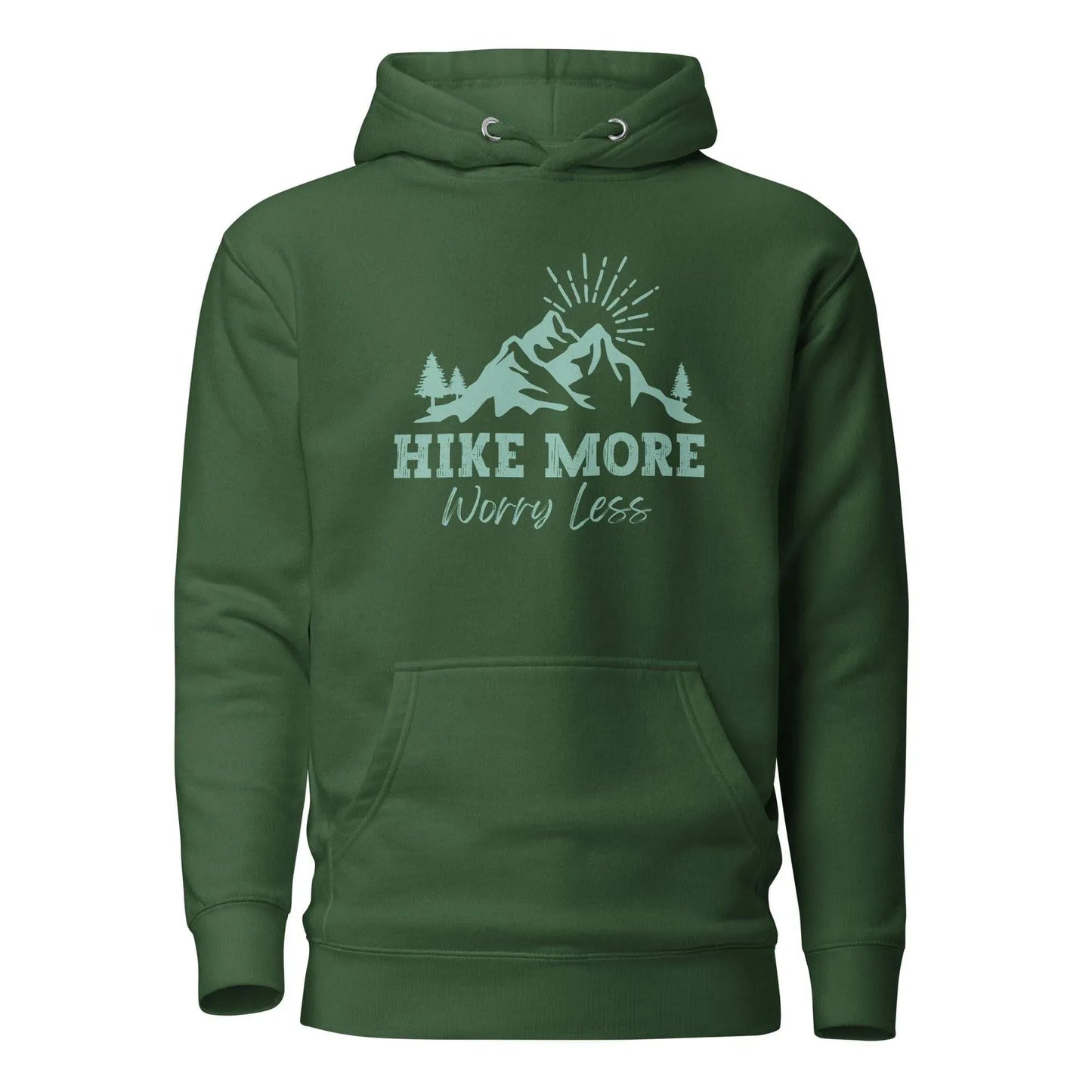 Hike More, Worry Less Hoodie - Adventure Threads Company