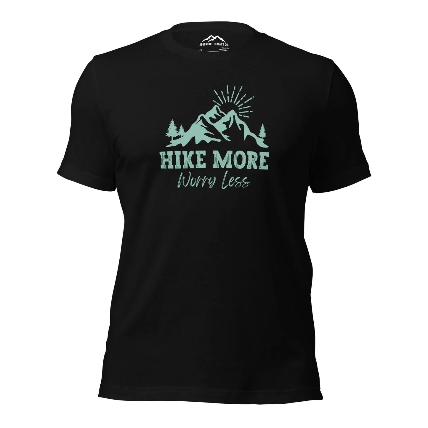 Hike More, Worry Less T-Shirt - Adventure Threads Company
