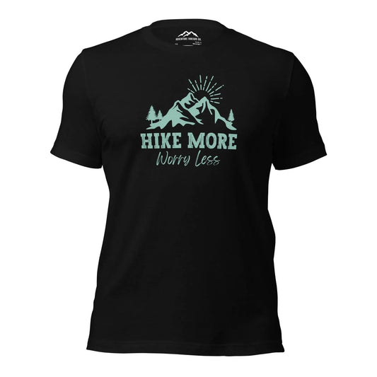 Hike More, Worry Less T-Shirt - Adventure Threads Company