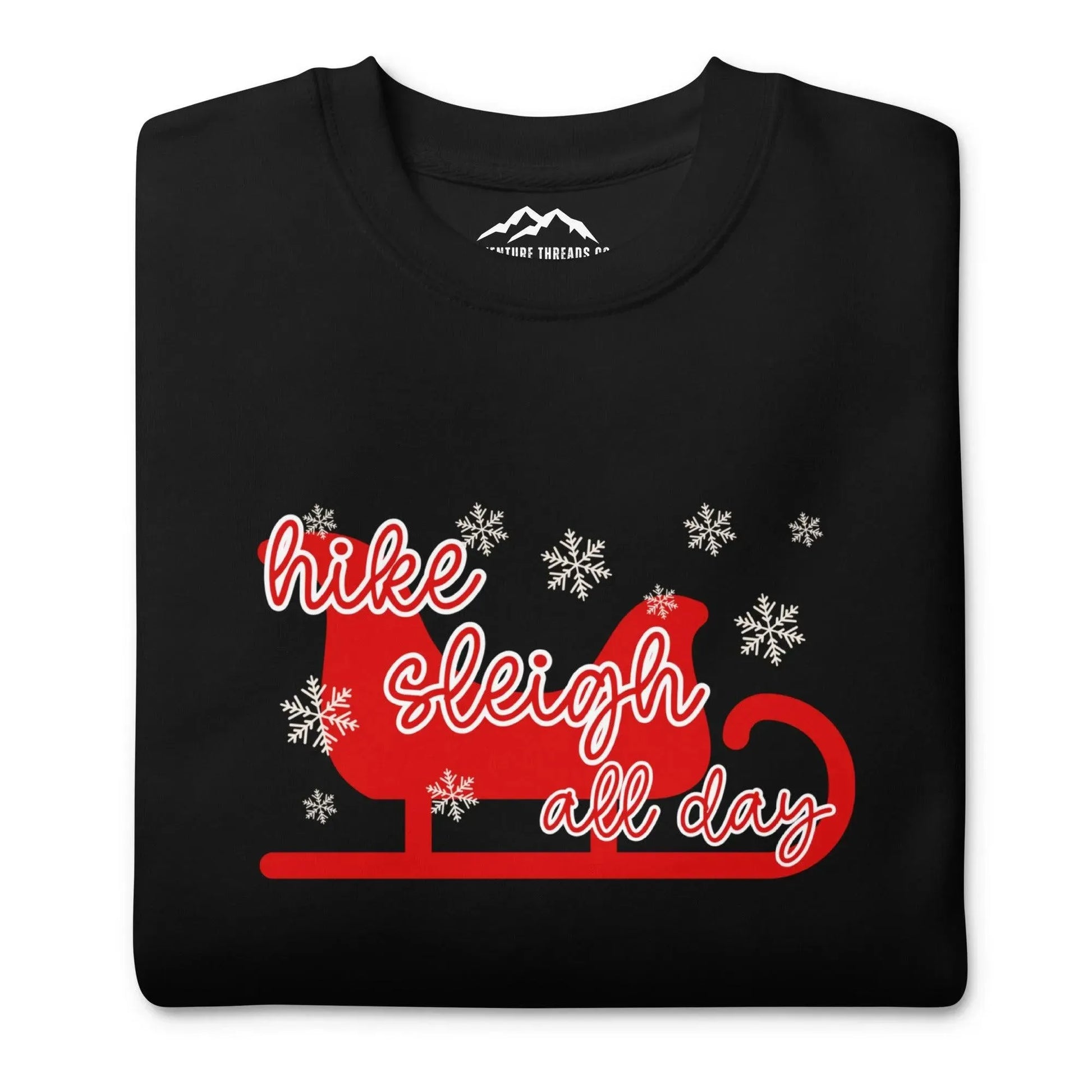 Hike Sleigh Holiday Premium Sweatshirt - Adventure Threads Company