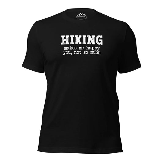 Hiking Makes Me Happy T-Shirt - Adventure Threads Company