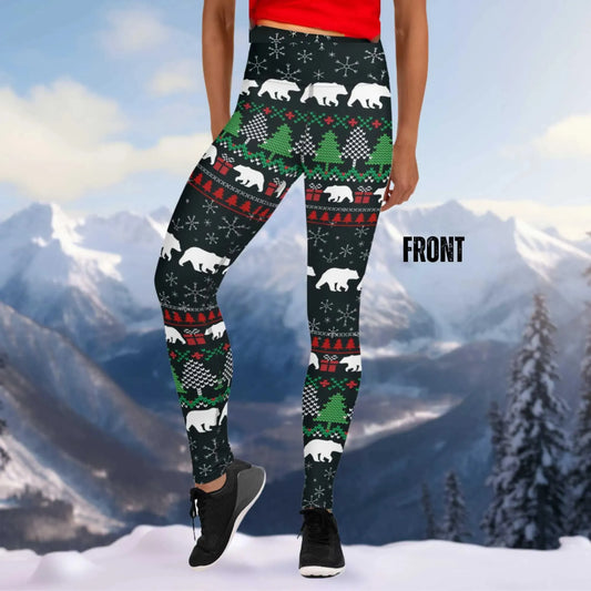 Holiday Yoga Leggings - Adventure Threads Company
