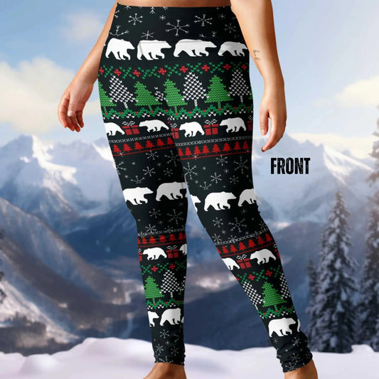 Holiday Yoga Leggings - Adventure Threads Company