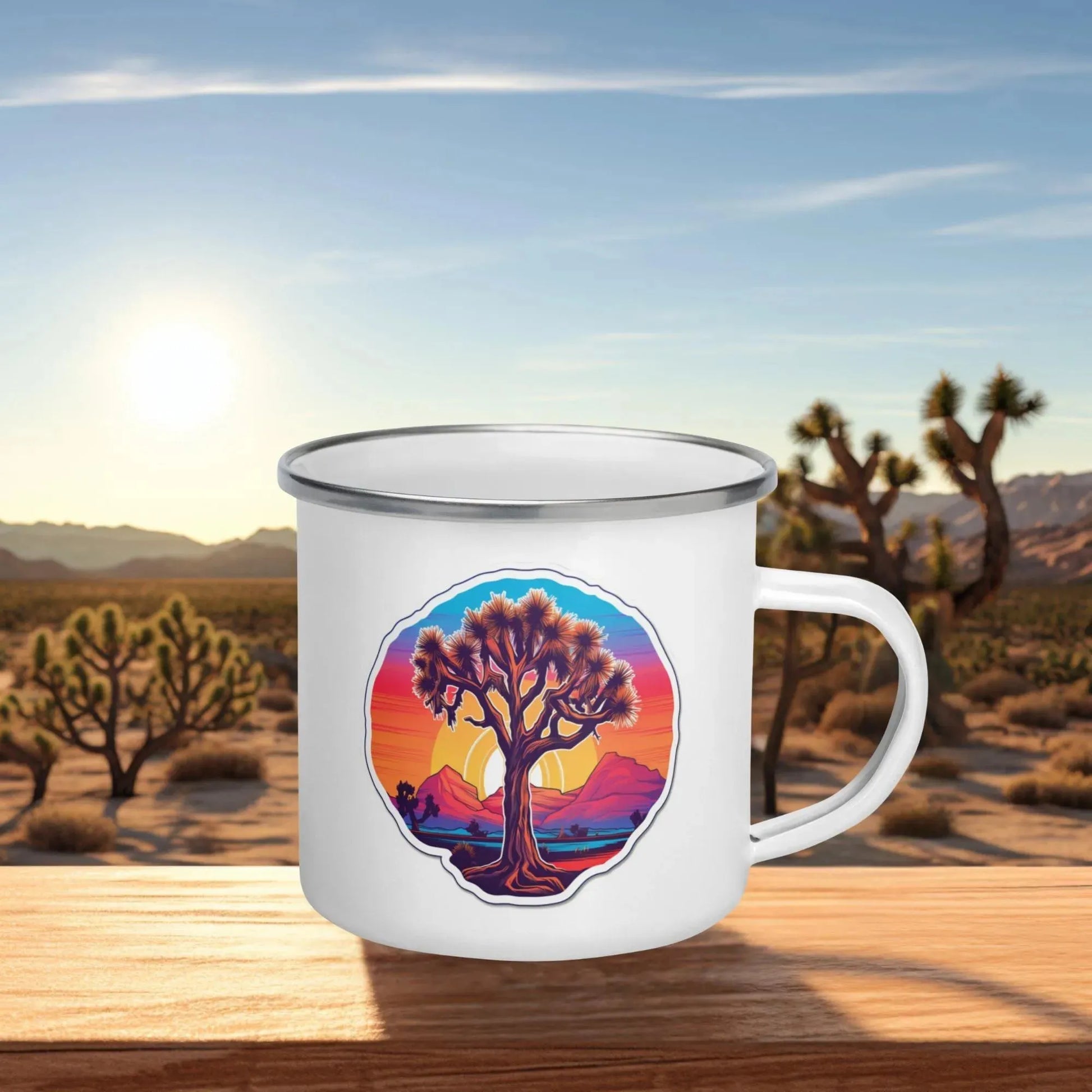 Joshua Tree National Park Enamel Mug - Adventure Threads Company