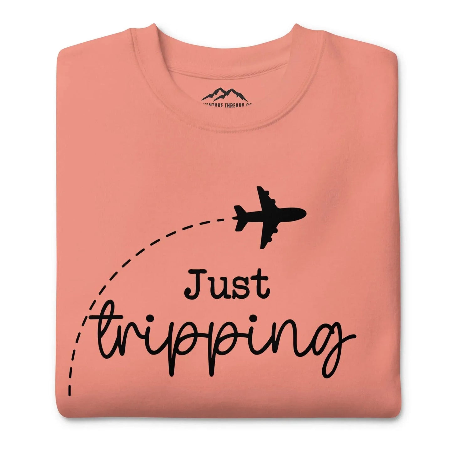 Just Tripping Travel Premium Sweatshirt - Adventure Threads Company