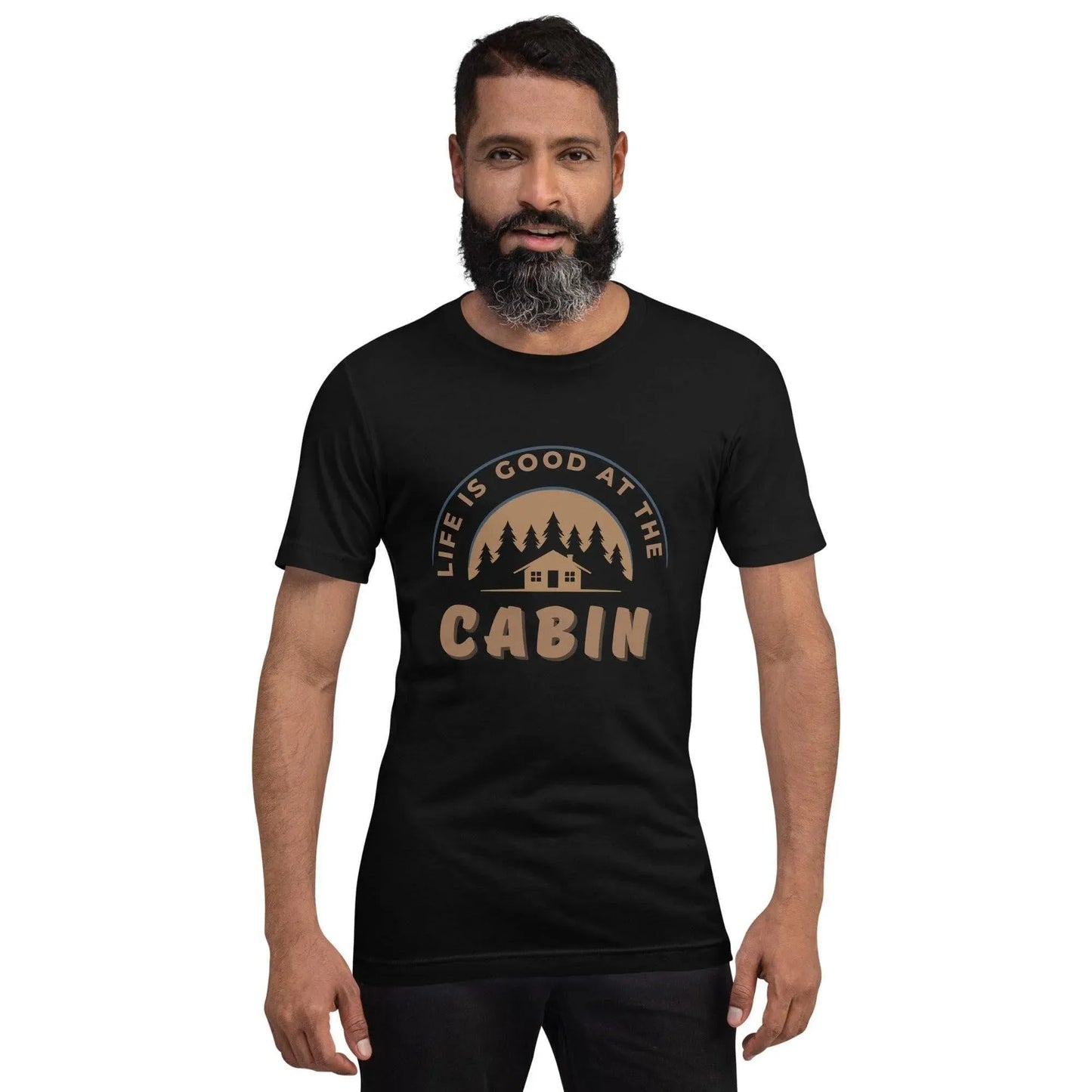Life is Good at the Cabin T-Shirt - Adventure Threads Company