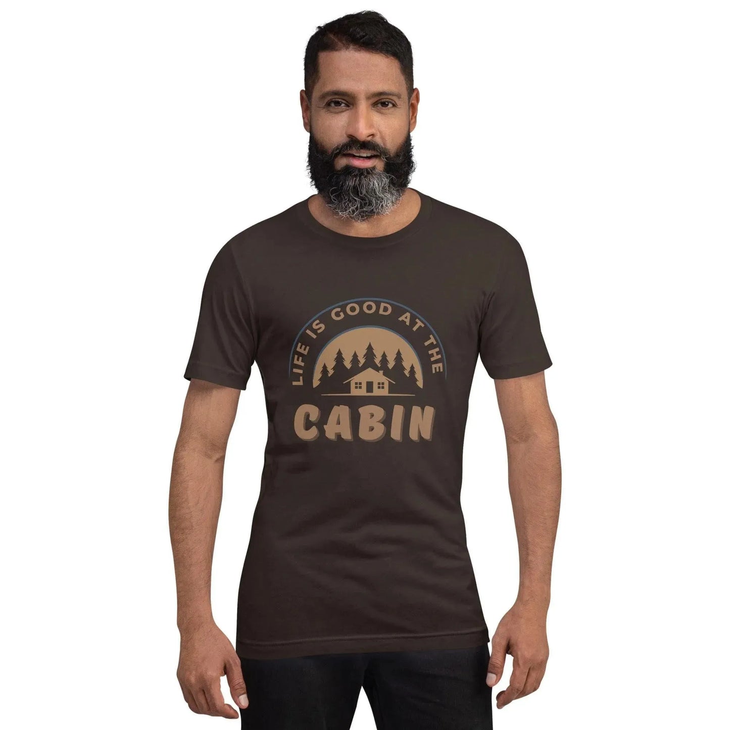 Life is Good at the Cabin T-Shirt - Adventure Threads Company