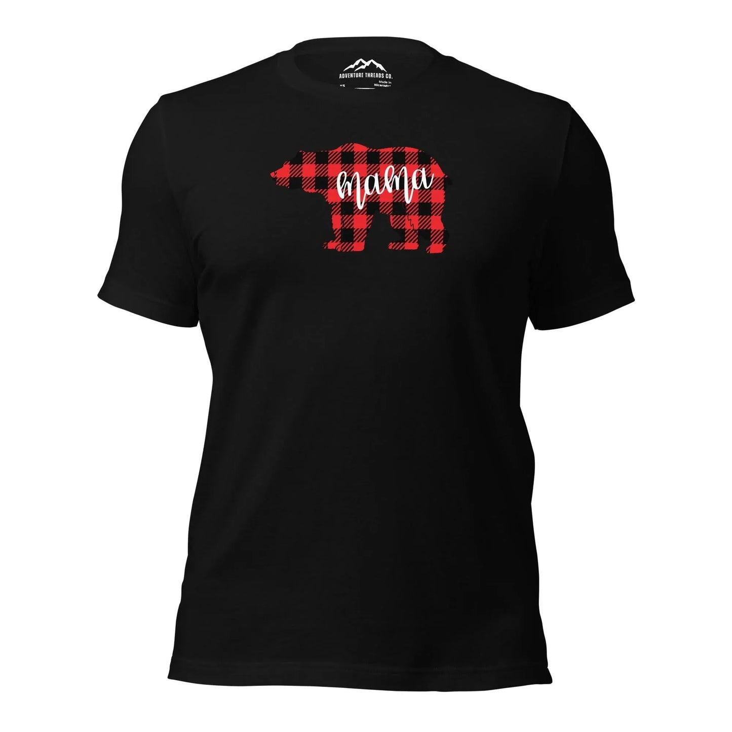 Mama Bear Plaid T-Shirt - Adventure Threads Company
