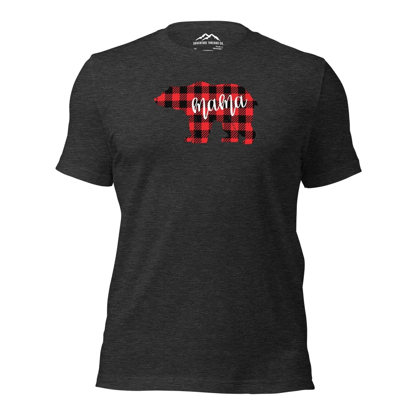 Mama Bear Plaid T-Shirt - Adventure Threads Company