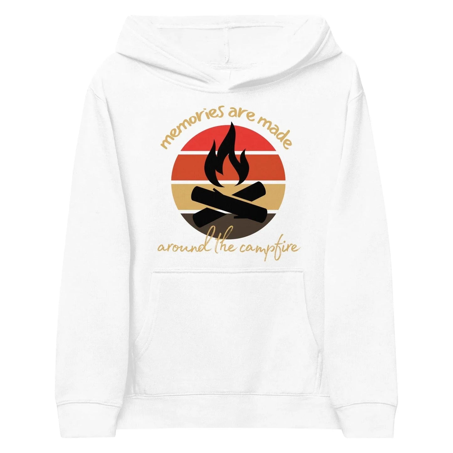 Memories Are Made Around The Campfire Kids Fleece Hoodie - Adventure Threads Company