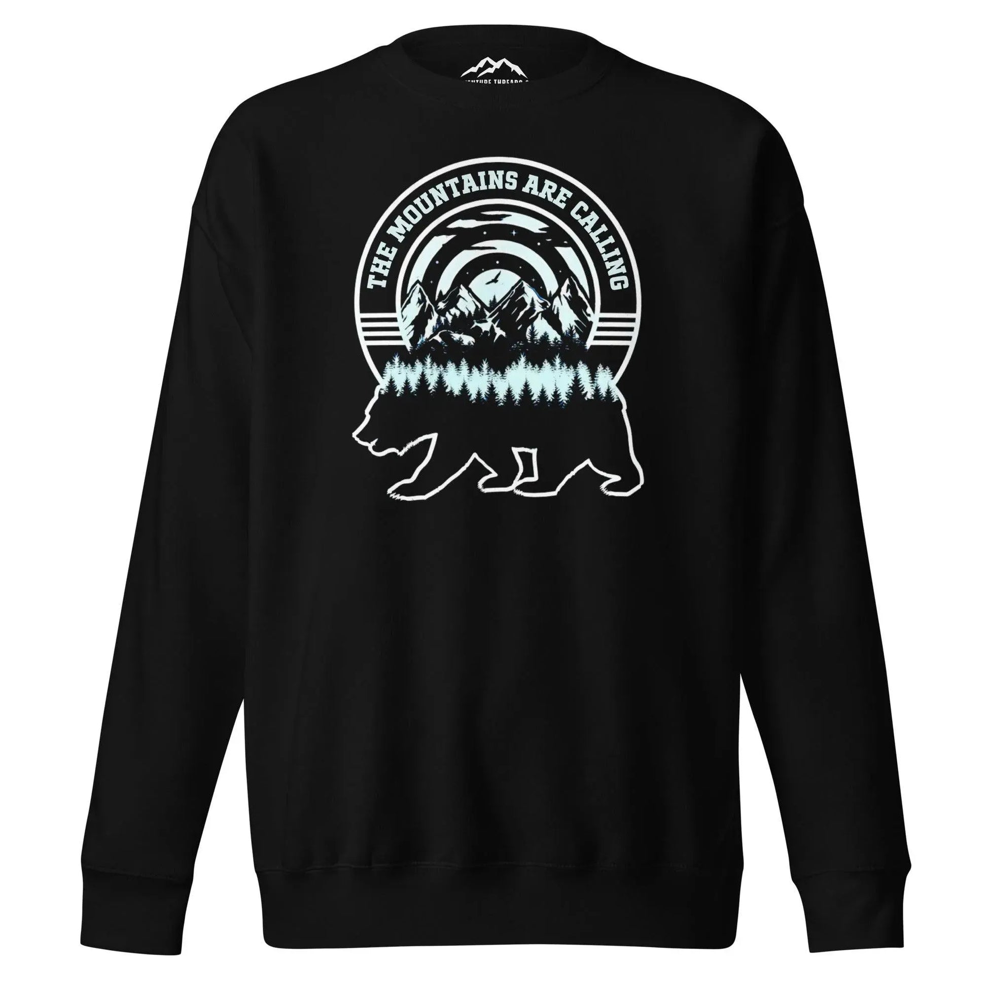 Mountains Are Calling Bear Premium Sweatshirt - Adventure Threads Company
