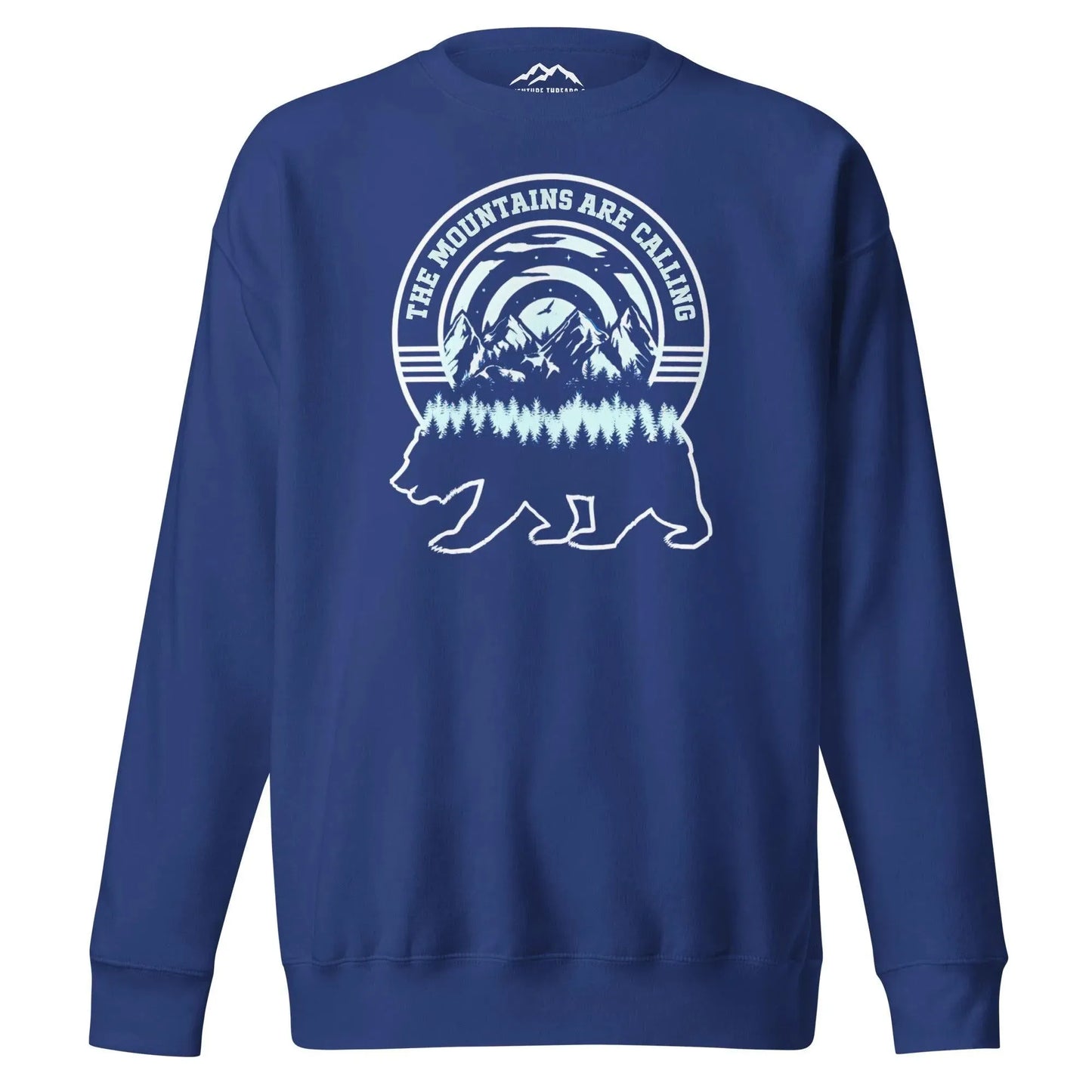 Mountains Are Calling Bear Premium Sweatshirt - Adventure Threads Company