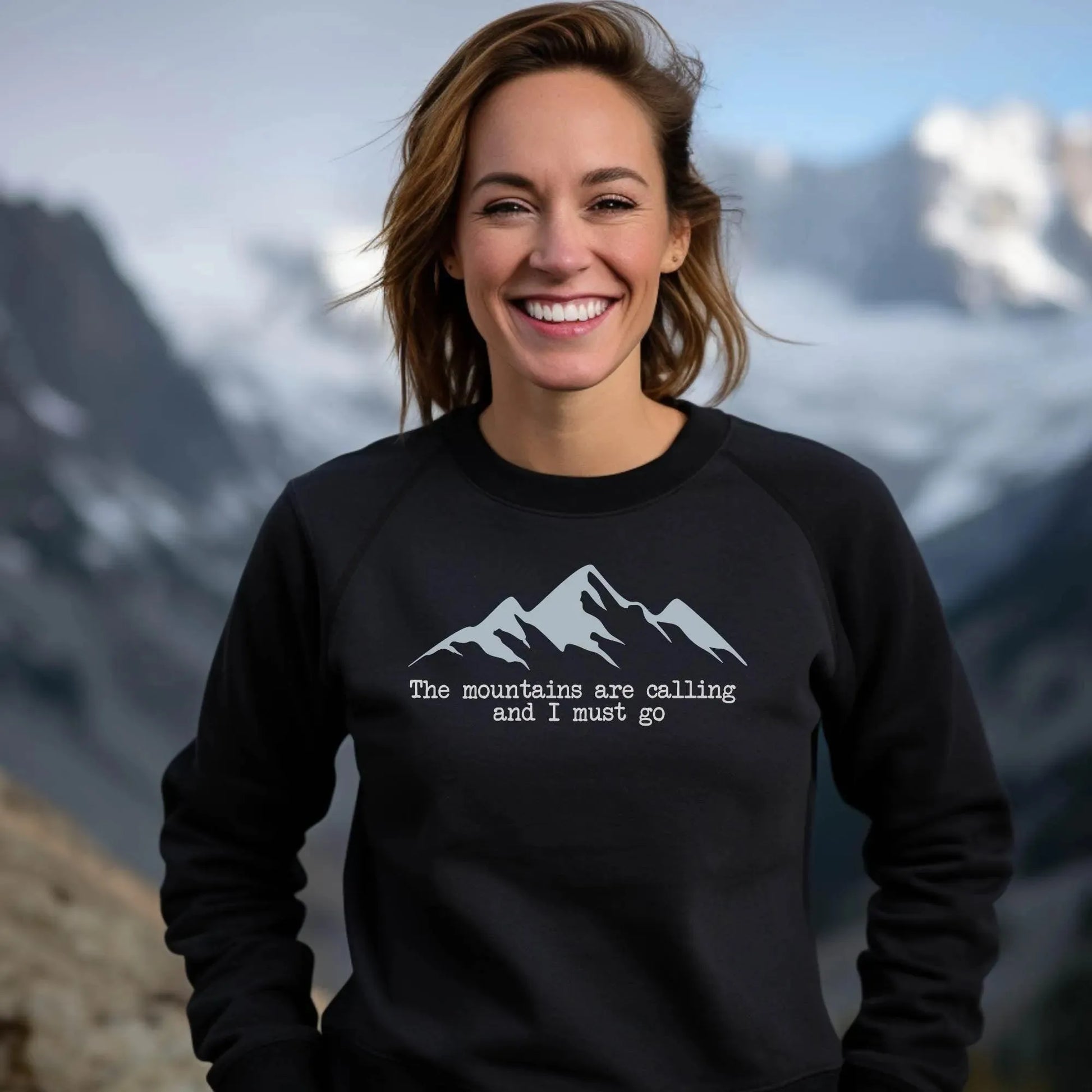 Mountains are Calling Premium Sweatshirt - Adventure Threads Company