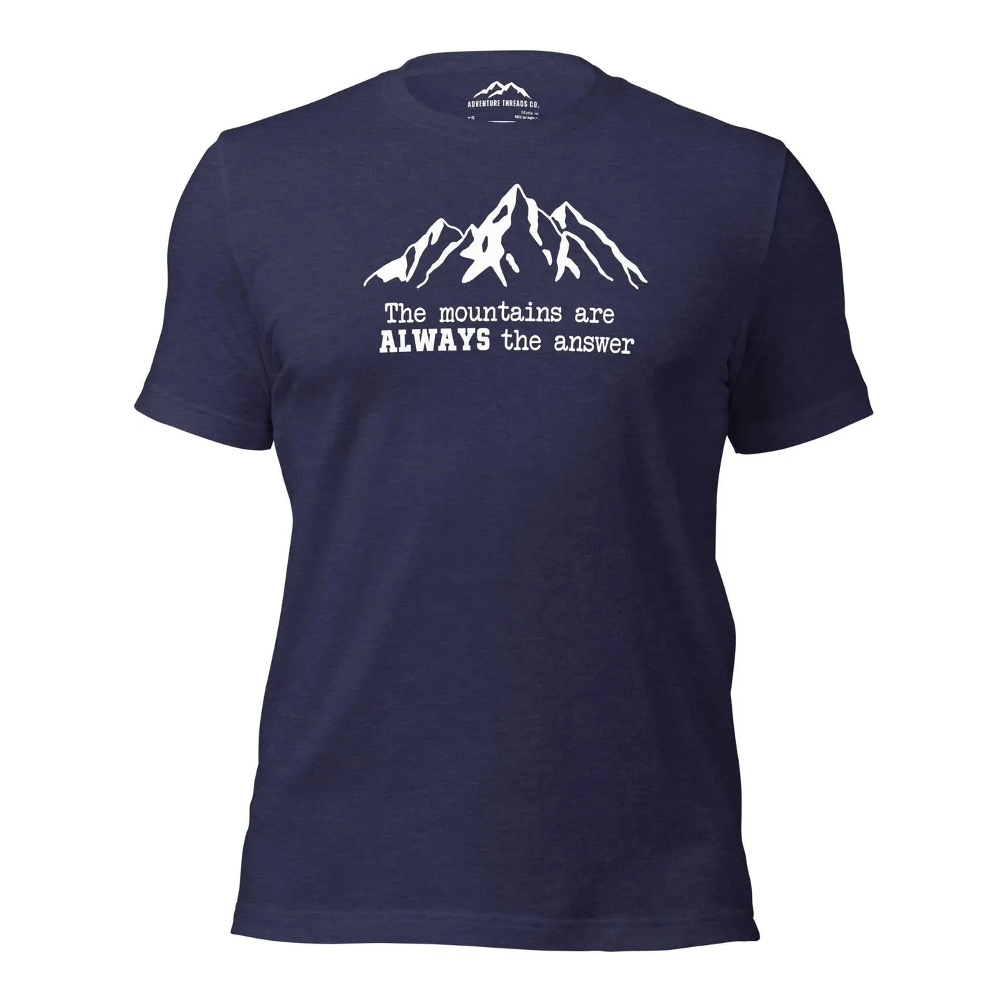 Mountains are the Answer T-Shirt - Adventure Threads Company