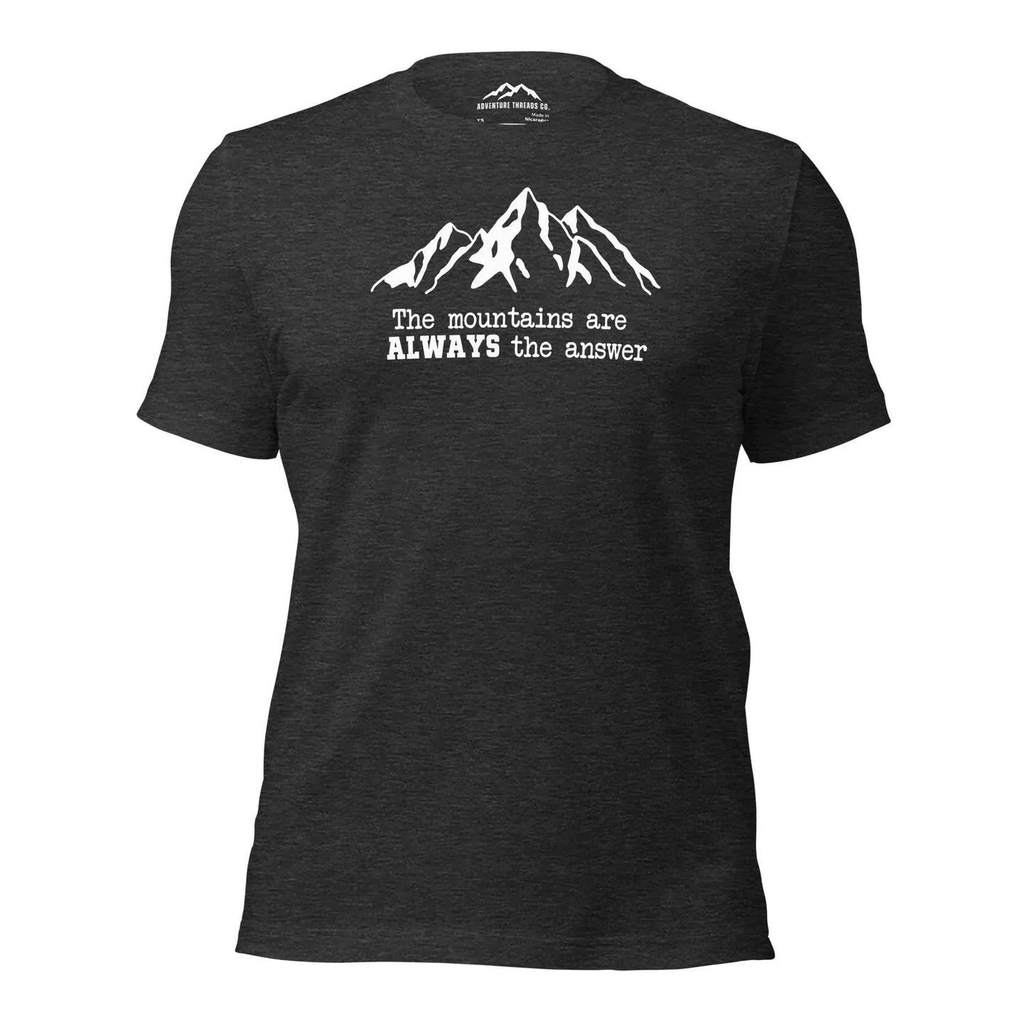 Mountains are the Answer T-Shirt - Adventure Threads Company