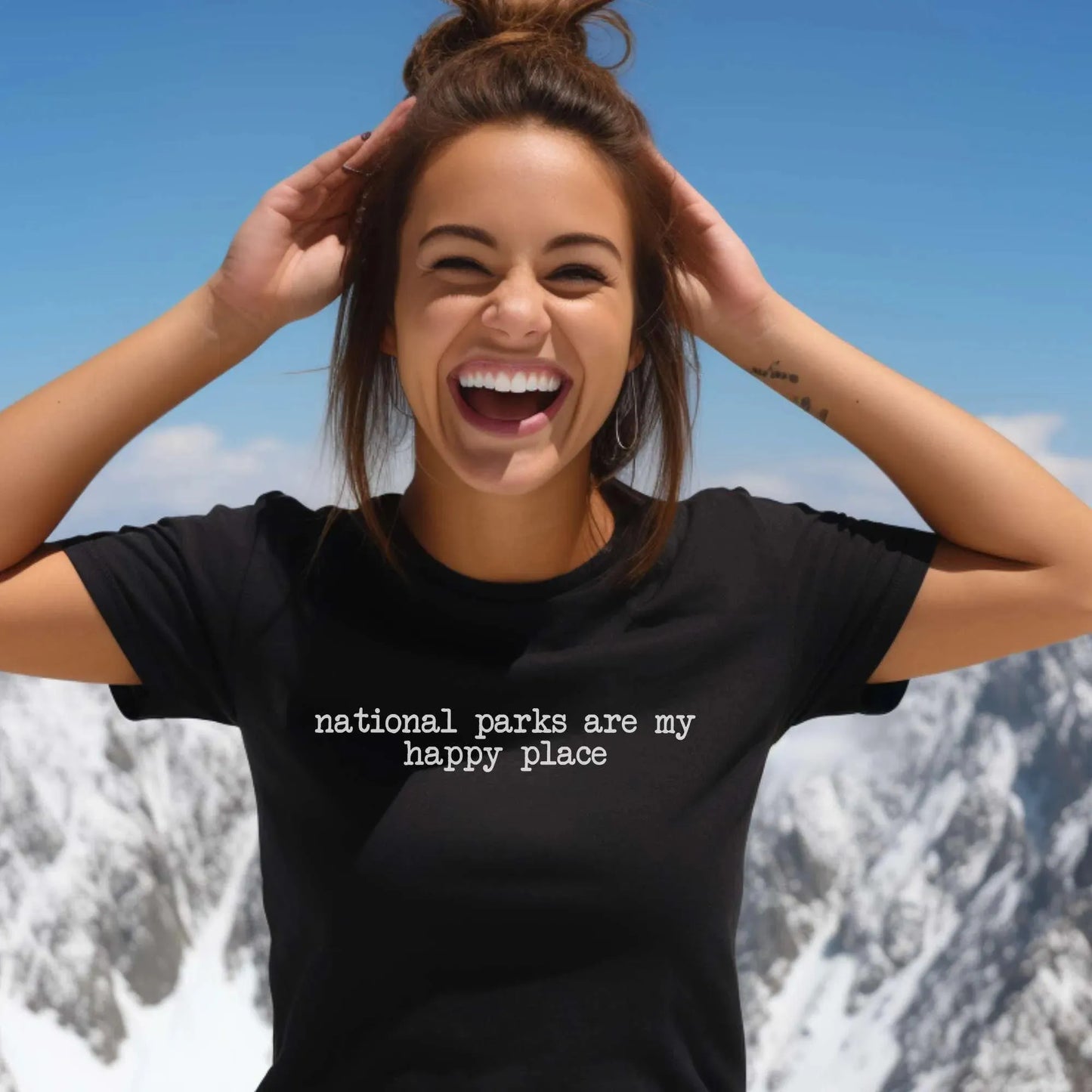 National Parks Happy Place T-Shirt - Adventure Threads Company