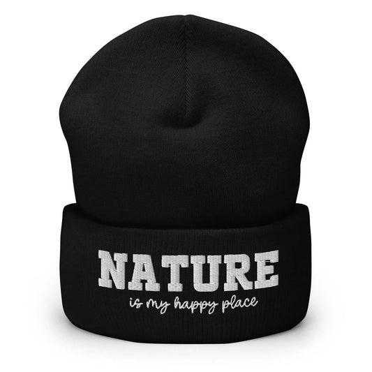 Nature is My Happy Place Beanie - Adventure Threads Company