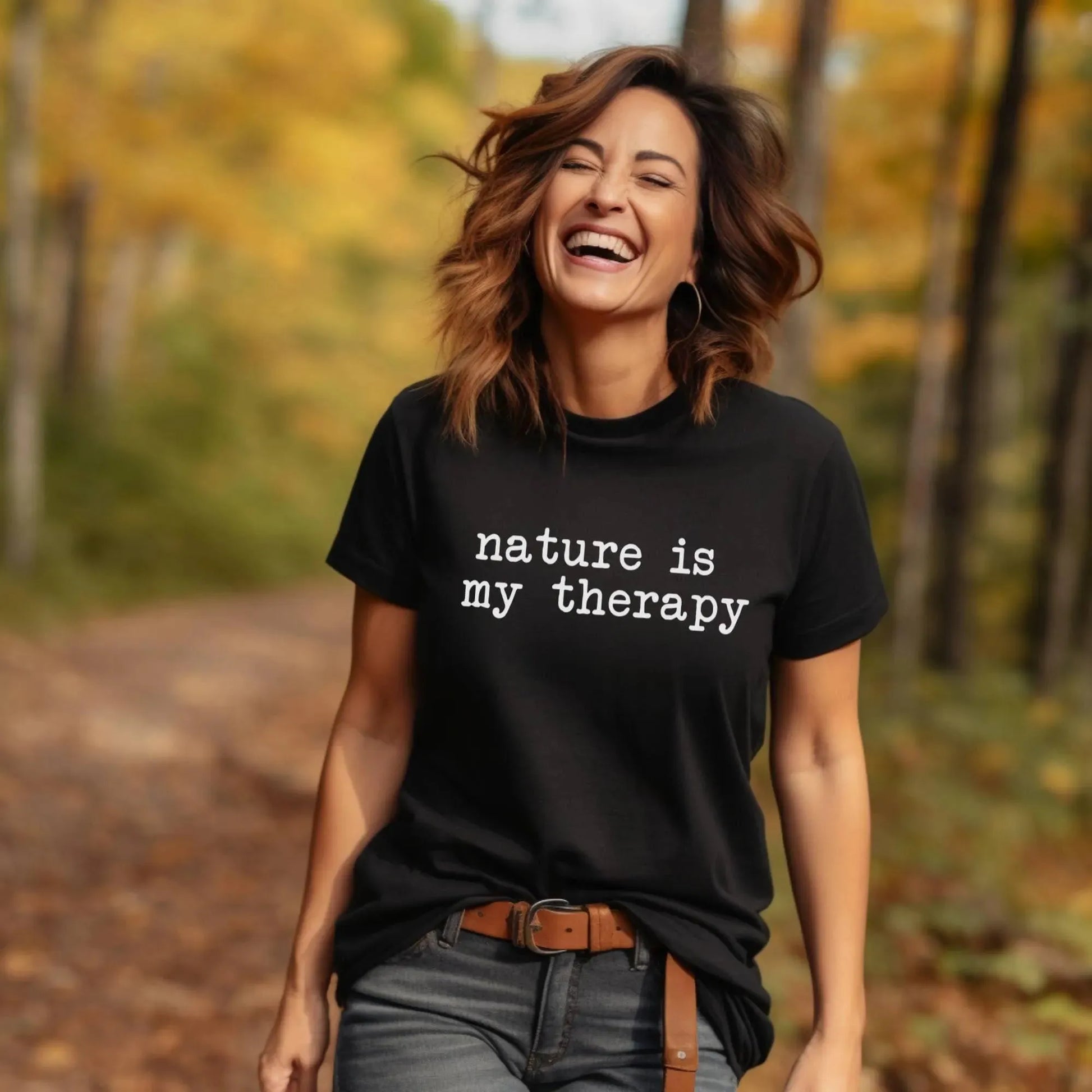 Nature is My Therapy T-Shirt - Adventure Threads Company