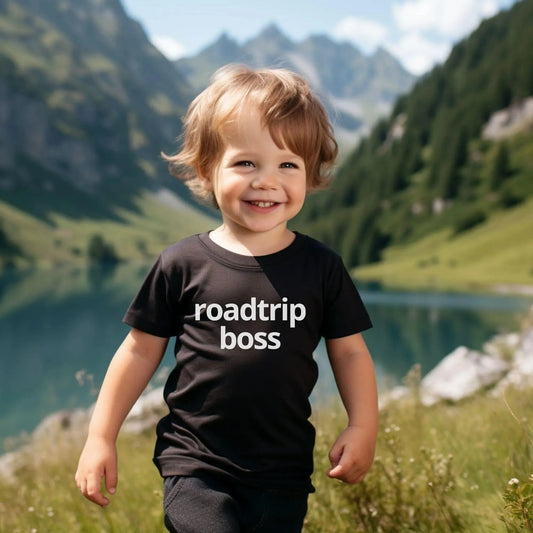 Roadtrip Boss Toddler Short Sleeve Tee - Adventure Threads Company