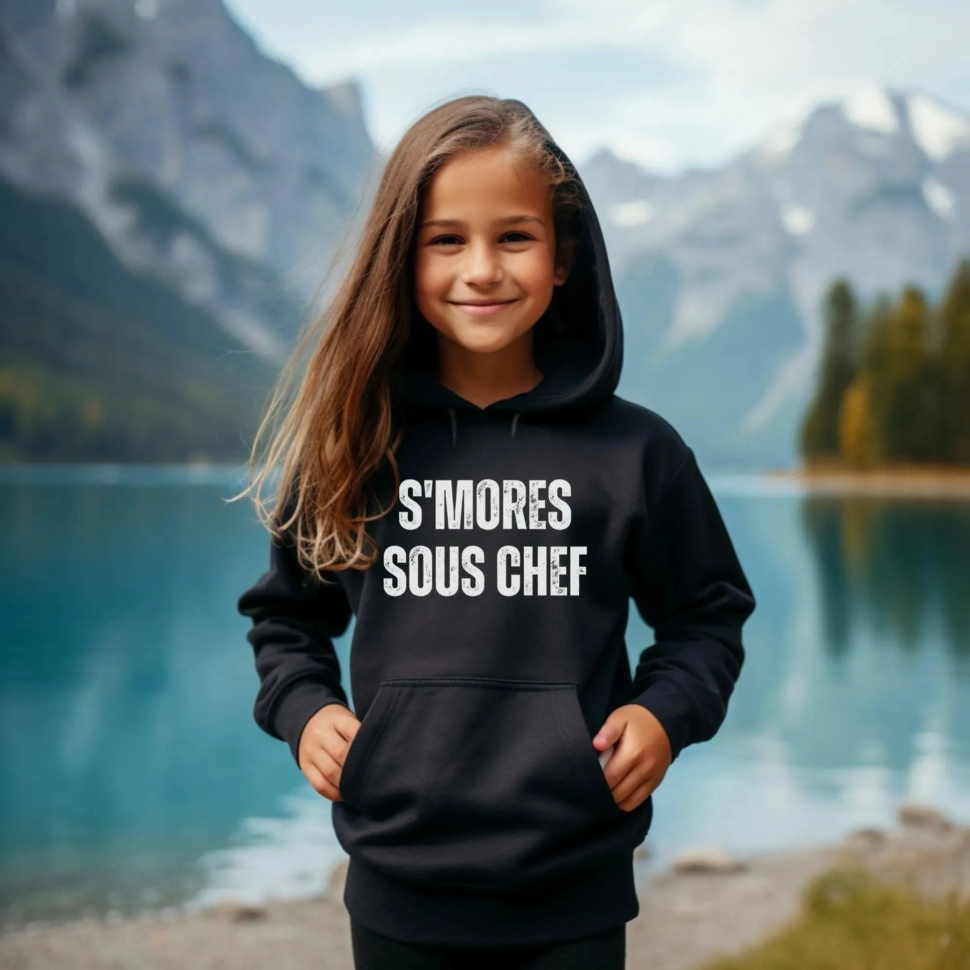 S'mores Sous Chef Kids Fleece Hoodie - Adventure Threads Company