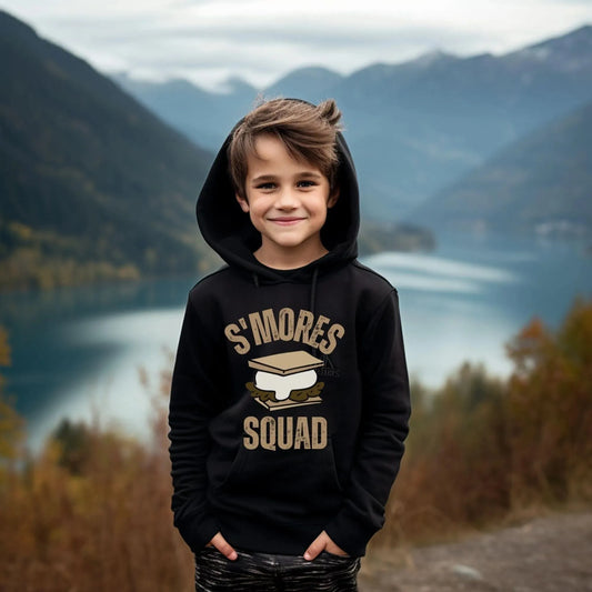 S'mores Squad Kids Fleece Hoodie - Adventure Threads Company