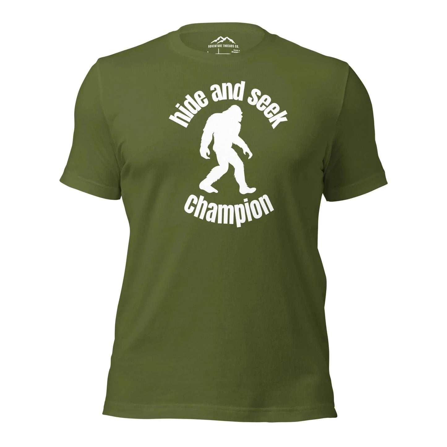 Sasquatch Hide and Seek Champion T-Shirt - Adventure Threads Company