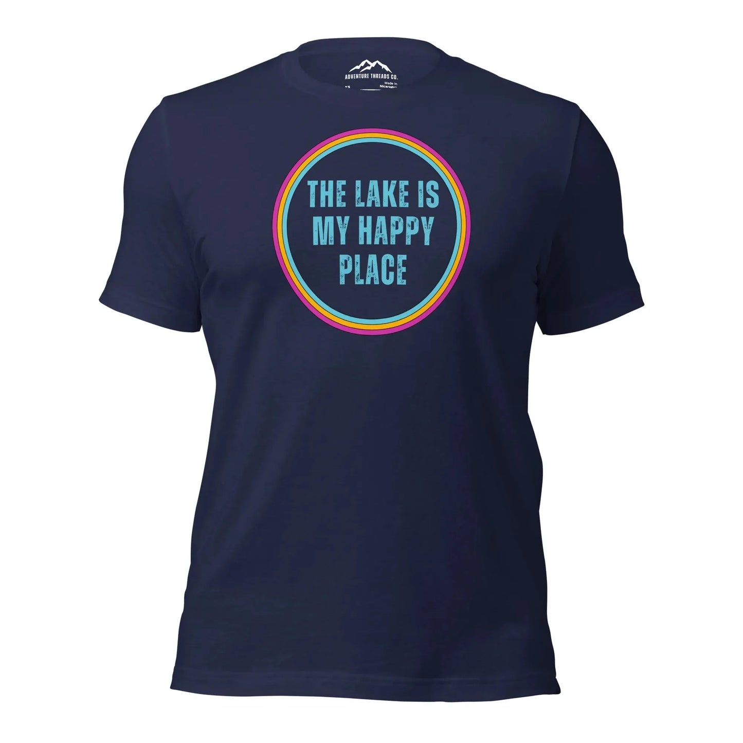 The Lake Is My Happy Place T-Shirt - Adventure Threads Company