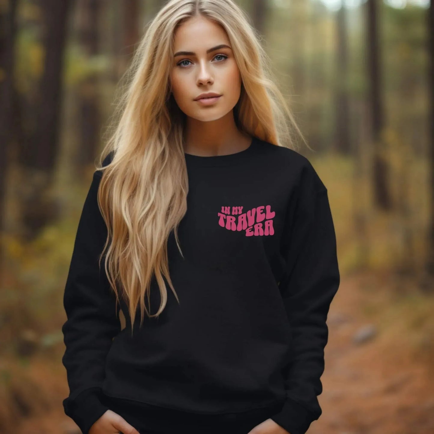 Travel Era Premium Sweatshirt - Adventure Threads Company