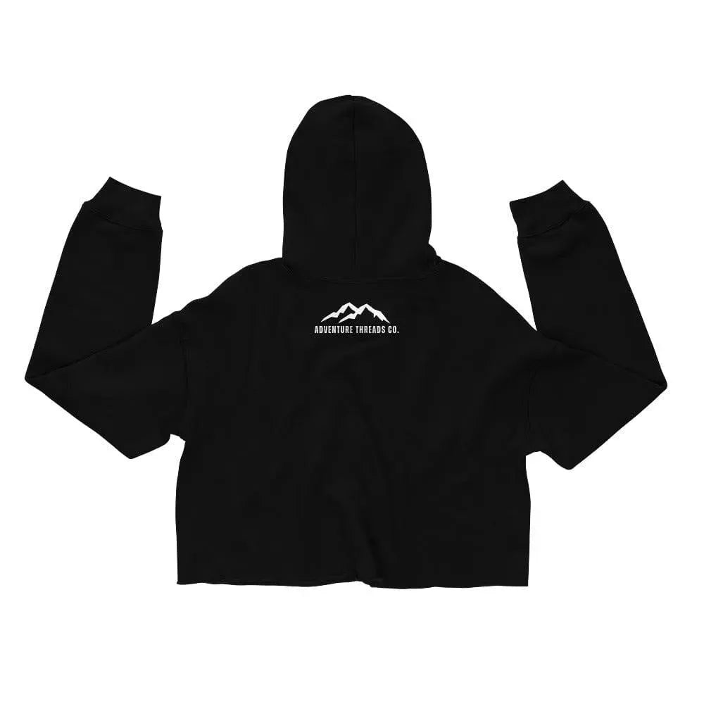 Travel Mode Women's Crop Hoodie - Adventure Threads Company