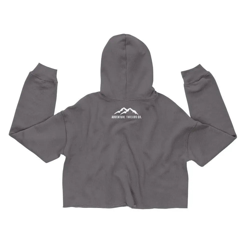 Travel Mode Women's Crop Hoodie - Adventure Threads Company