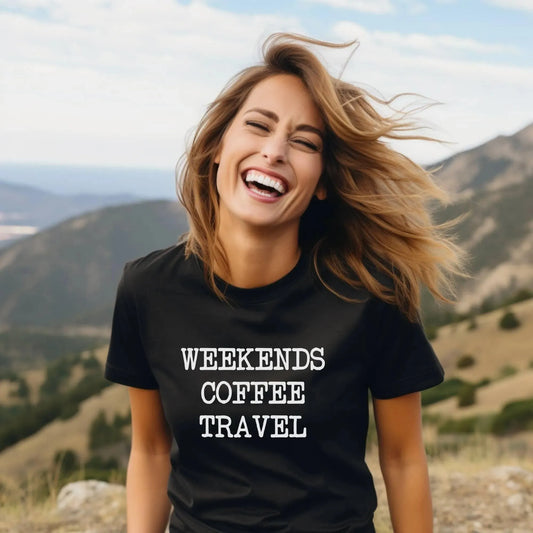 Travel Weekends T-Shirt - Adventure Threads Company