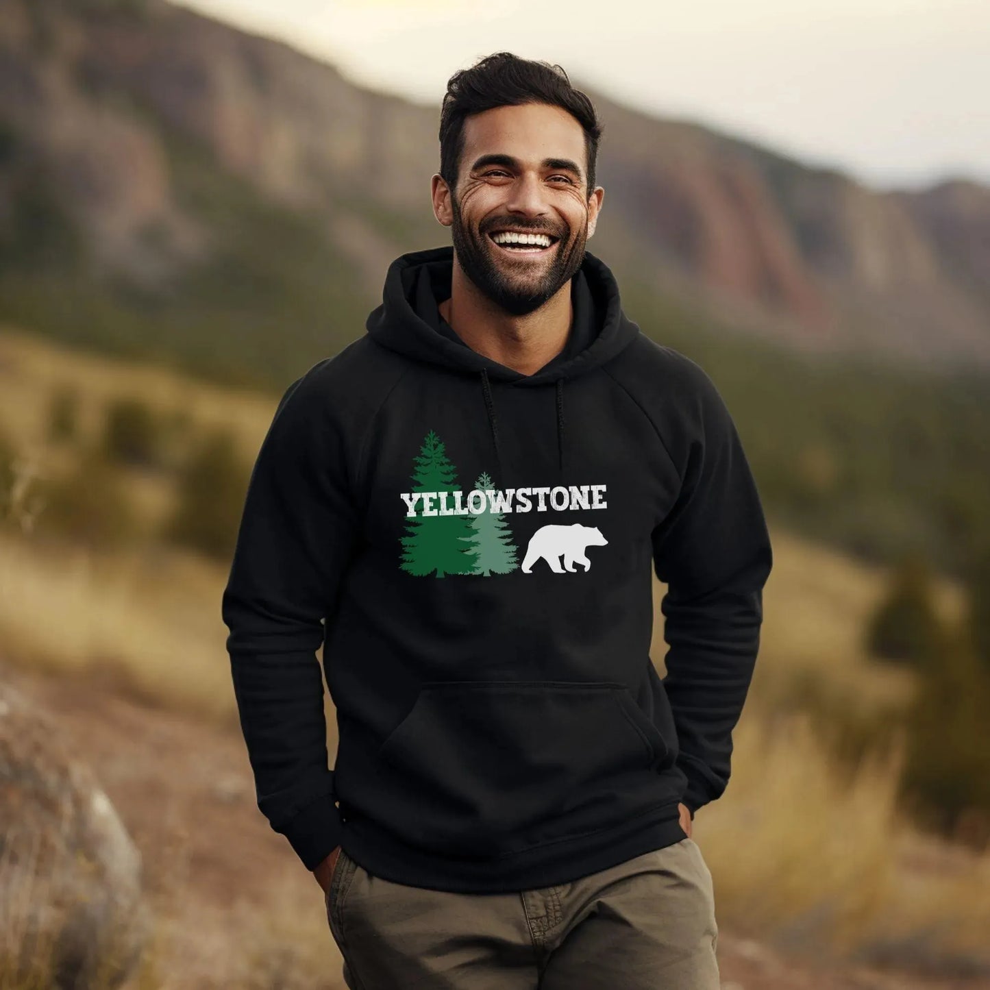 Yellowstone Grizzly Hoodie - Adventure Threads Company
