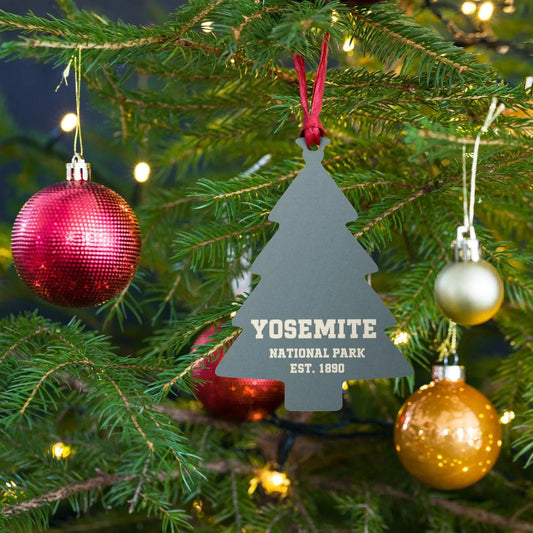 Yosemite National Park Wooden Ornament - Adventure Threads Company