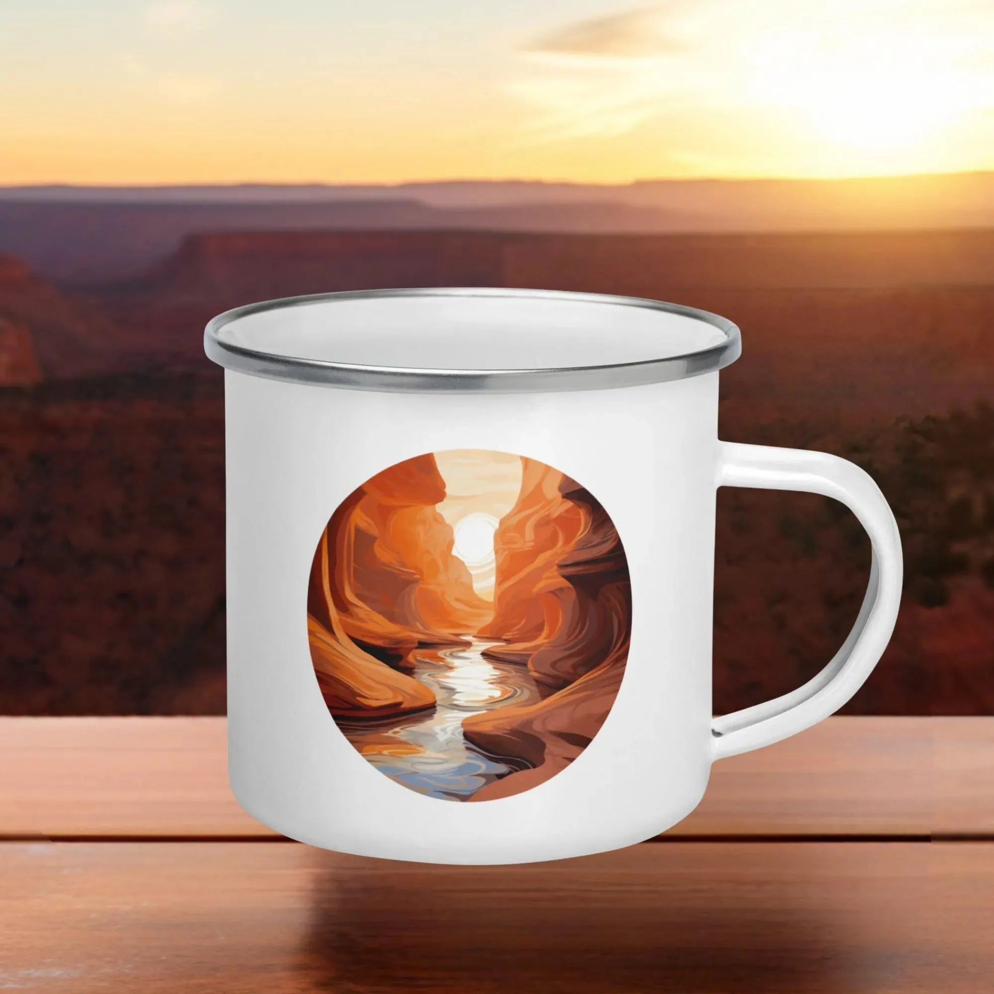 Zion National Park Enamel Mug - Adventure Threads Company