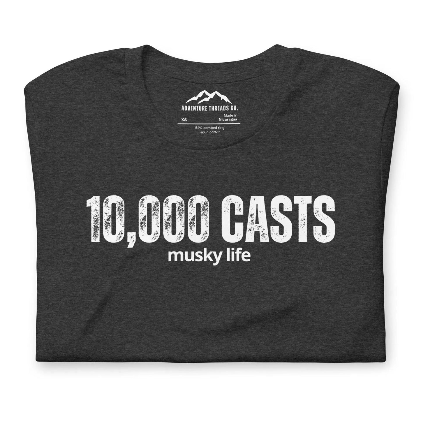 10K Casts Musky Life T-Shirt - Adventure Threads Company